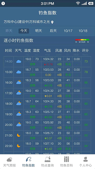 钓鱼天气预报app图2