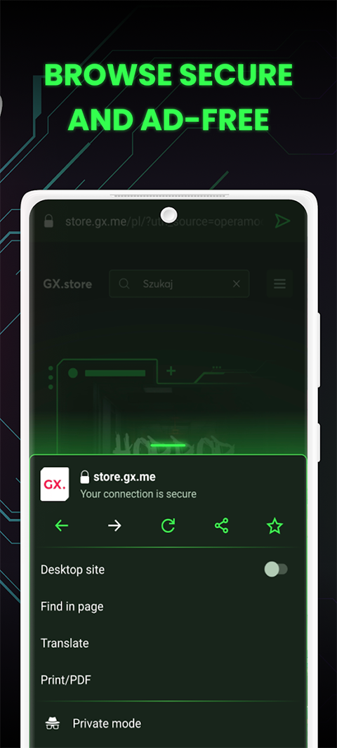 Opera GX浏览器手机版图3
