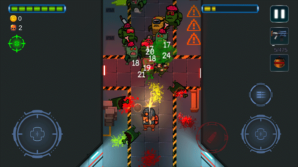 太空僵尸射手双人版(Zombie In Space)